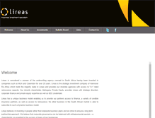 Tablet Screenshot of lireas.co.za